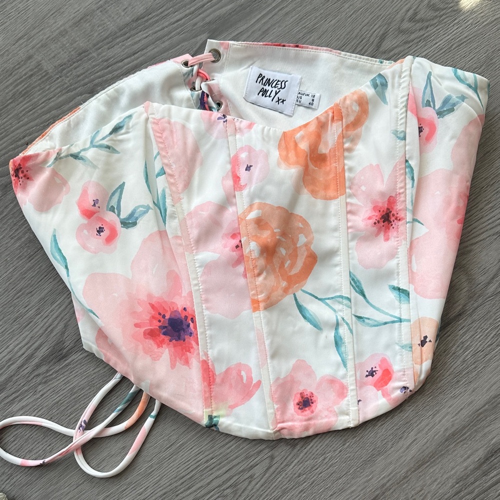 Princess Polly/Abercrombie Tops - Yellow, Green, Blue, Floral - Picture 2 of 12